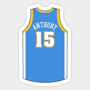 Carmelo Anthony Denver Jersey Qiangy Sticker